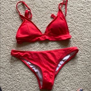Red bikini
